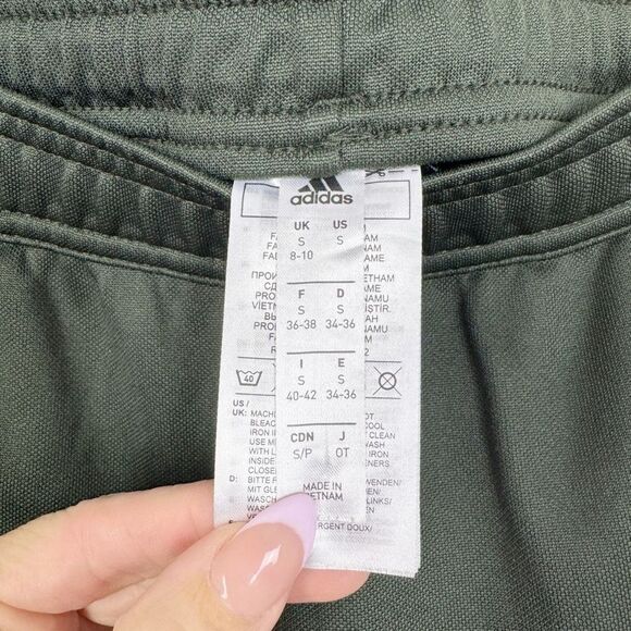 ADIDAS | Climacool Tiro 19 Green & Pink Track Pants Women’s Size Small - Picture 9 of 12